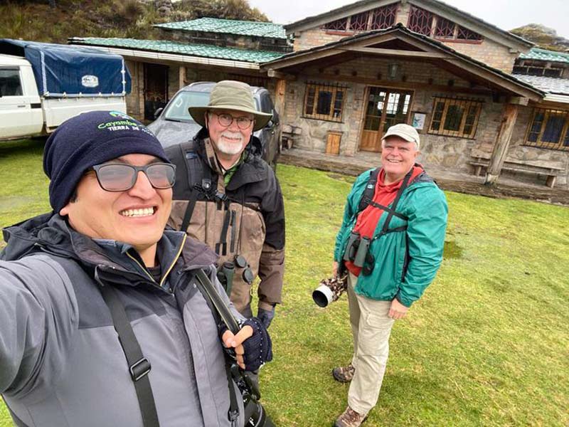 Nelson, John and Bill at Cerro de Arcos